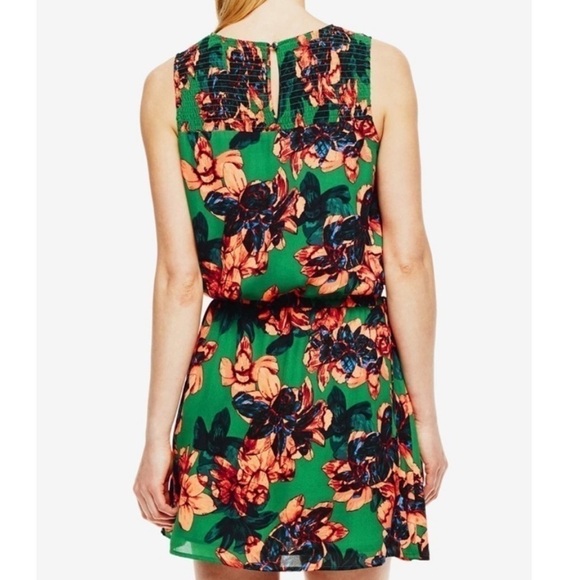Vince Camuto Batik Sleeveless Floral Dress Small - Picture 2 of 7
